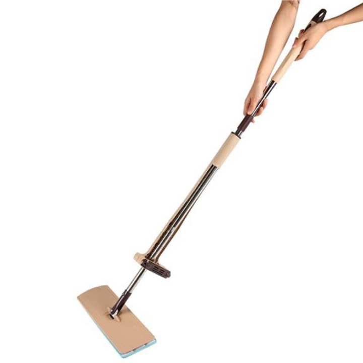 Ръчен моп за почистване Flat Mop, 320Х105мм, кафяв