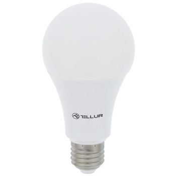 Bec inteligent LED E27 Tellur, Wireless, 10W, 1000lm, Lumina Alba Rece/Calda, Reglabil, Compatibil iOS/Android Bec inteligent LED E27 Tellur, Wireless, 10W, 1000lm, Lumina Alba Rece/Calda, Reglabil, Compatibil iOS/Android