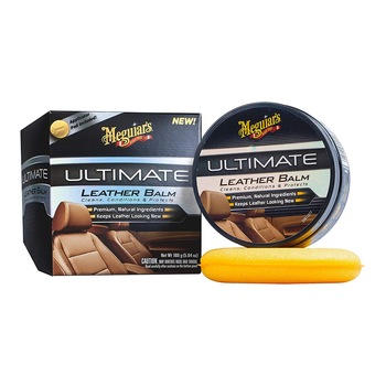 Set Balsam hidratare piele si burete aplicator MEGUIAR'S Ultimate Leather Balm 160g Set Balsam hidratare piele si burete aplicator MEGUIAR'S Ultimate Leather Balm 160g