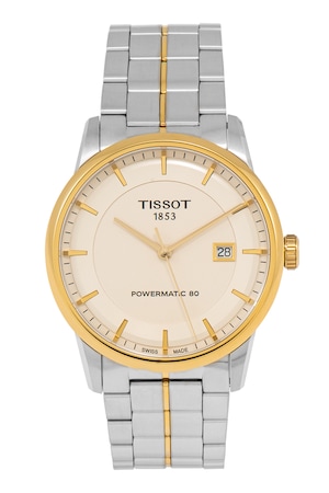 Tissot, Часовник Powermatic с метална верижка, Сребрист