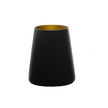 Set 6 pahare bicolor Negru-Auriu 380 ml, Stolzle, linia plata Power Set 6 pahare bicolor Negru-Auriu 380 ml, Stolzle, linia plata Power