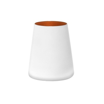 Set 6 pahare bicolor Alb-Bronze 380 ml, Stolzle, linia plata Power Set 6 pahare bicolor Alb-Bronze 380 ml, Stolzle, linia plata Power