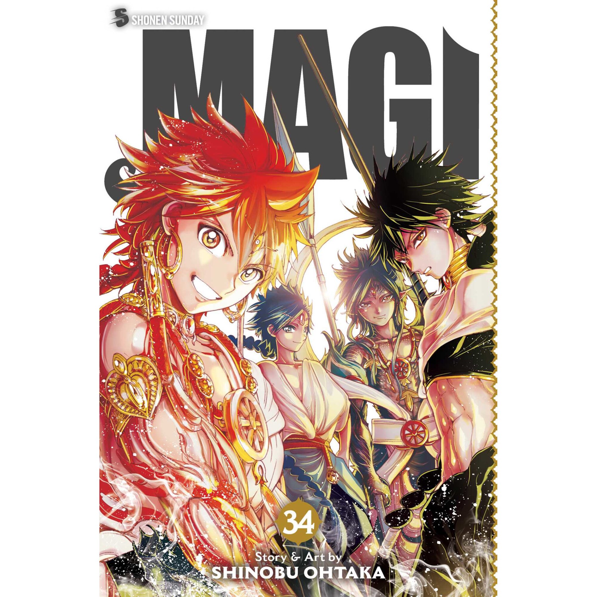 Magi: The Labyrinth of Magic, Vol. 34 de Shinobu Ohtaka