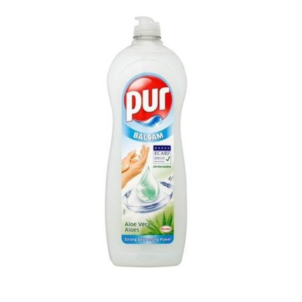Detergent Lichid PUR Power 5 Aloe Vera, Cantitate 750 ml, Extract de Aloe Vera, Solutii de Curatat Vasele, Pur pentru Vase
