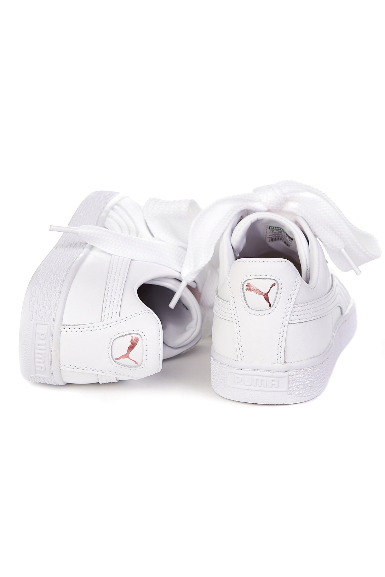 Pantofi Sport Dama Puma Basket Heart Leather Alb 38 EU eMAG.ro