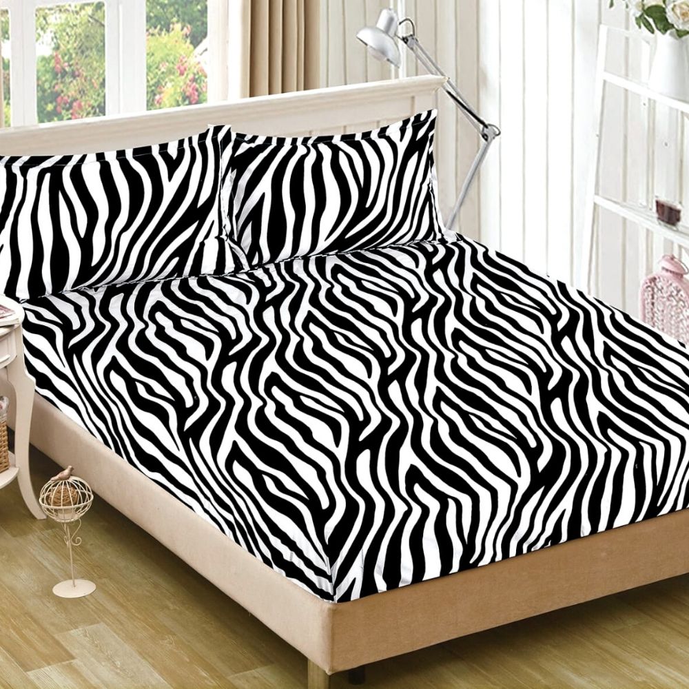 Set Husa De Pat + 2 Fete de Perna, 3 Piese, Pat 2 Persoane, HB-80