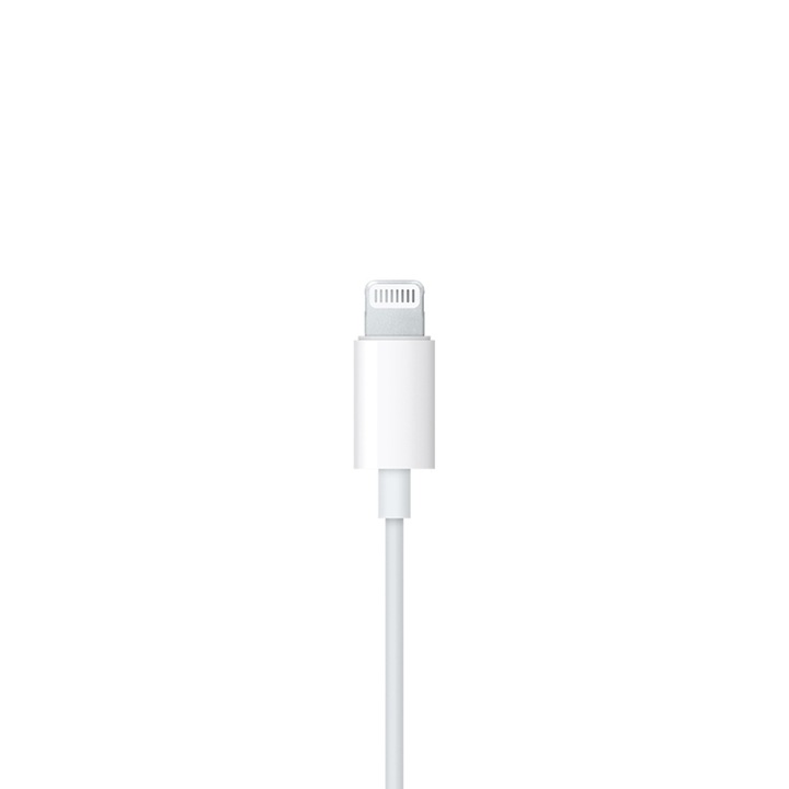 Apple Earpods with Lightning Connector - оригинални слушалки с управление на звука и микрофон за iPhone 11, iPhone 11 Pro, iPhone 11 Pro Max, X, XS, XS Max, XR, iPhone 8, iPhone 7 (bulk)