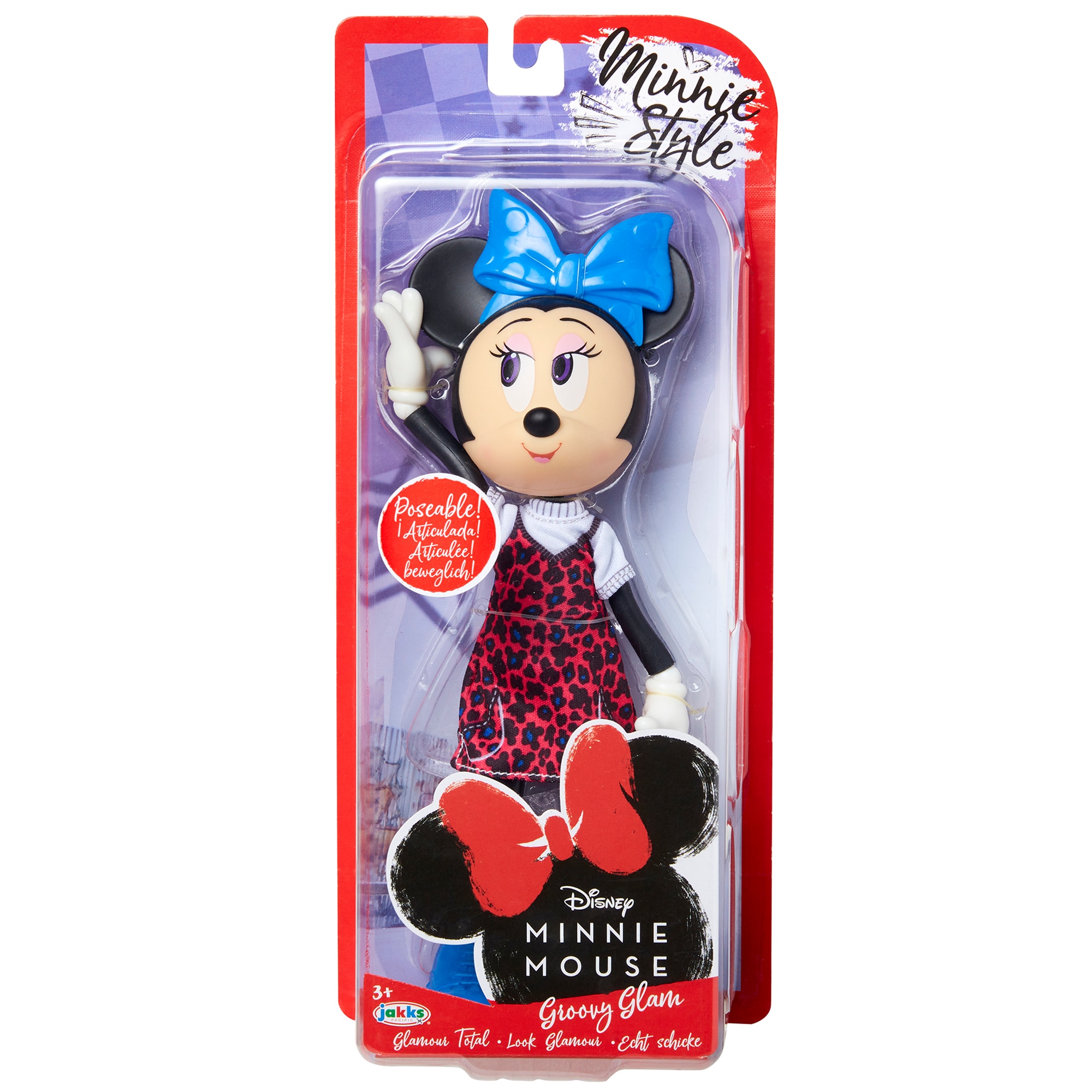 Papusa Disney - Minnie Mouse Groovy Glam, 24 cm