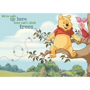 Fototapet copii cu Winnie the Pooh , hartie, semilavabil, pe suport de hartie, cu adeziv inclus 368 cm x 254 cm 807P8 Fototapet copii cu Winnie the Pooh , hartie, semilavabil, pe suport de hartie, cu adeziv inclus 368 cm x 254 cm 807P8