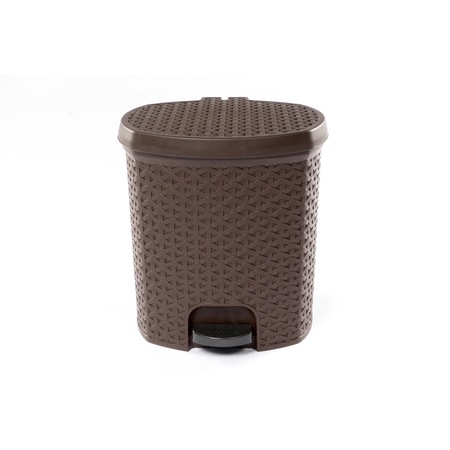 Native Rattan 5l Sterk szemetes, pedállal, műanyag, rattan, 5L, barna - eMAG.hu