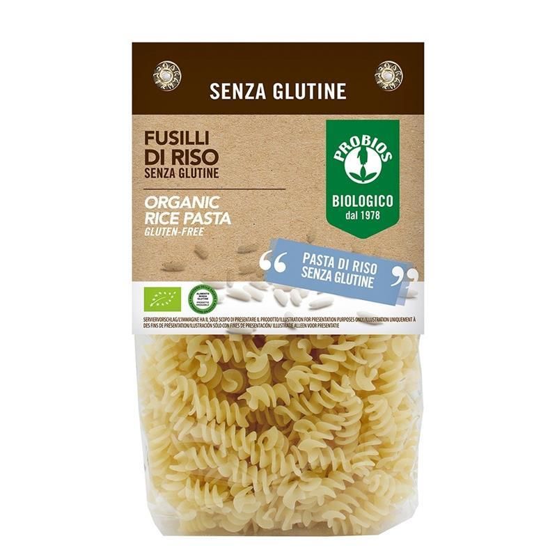 Fusilli de orez - fara gluten, Probios, 400g