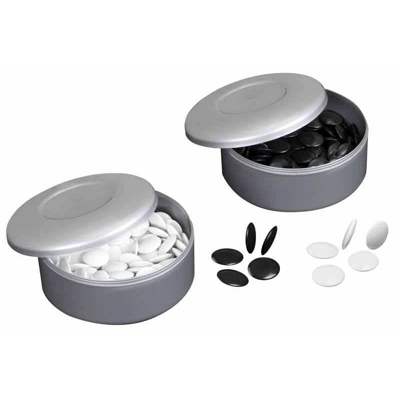 Piese din plastic pentru jocul de go, 22 mm