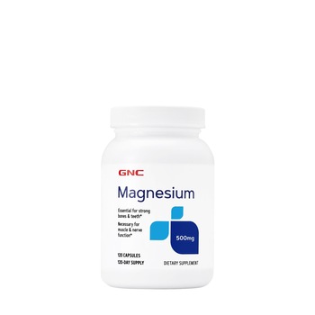GNC Magnesium 500 mg, Magneziu, 120 cps GNC Magnesium 500 mg, Magneziu, 120 cps