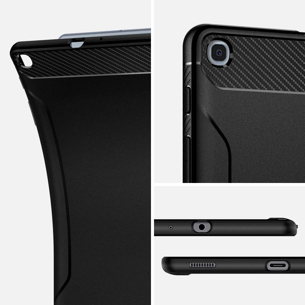 Carcasa Spigen Rugged Armor compatibila cu Samsung Galaxy Tab A 10.1 inch (2019) Black