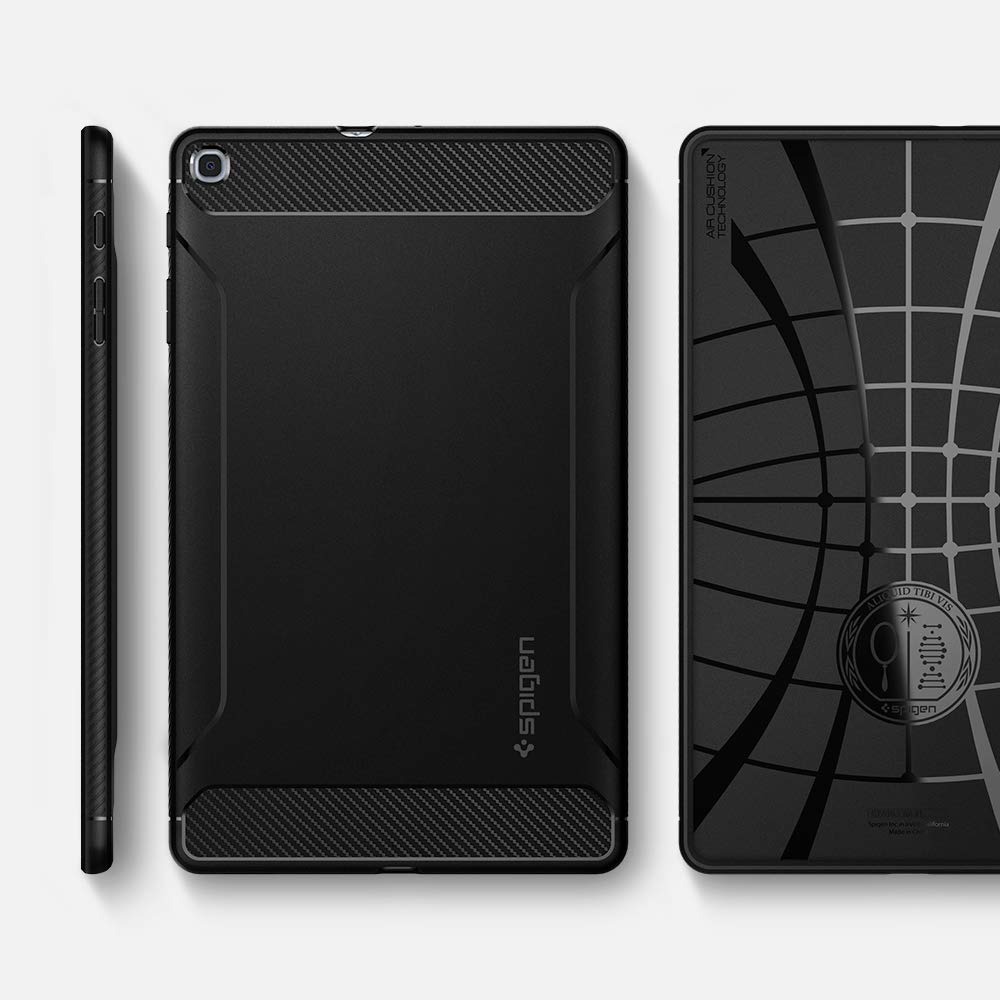 Carcasa Spigen Rugged Armor compatibila cu Samsung Galaxy Tab A 10.1 inch (2019) Black
