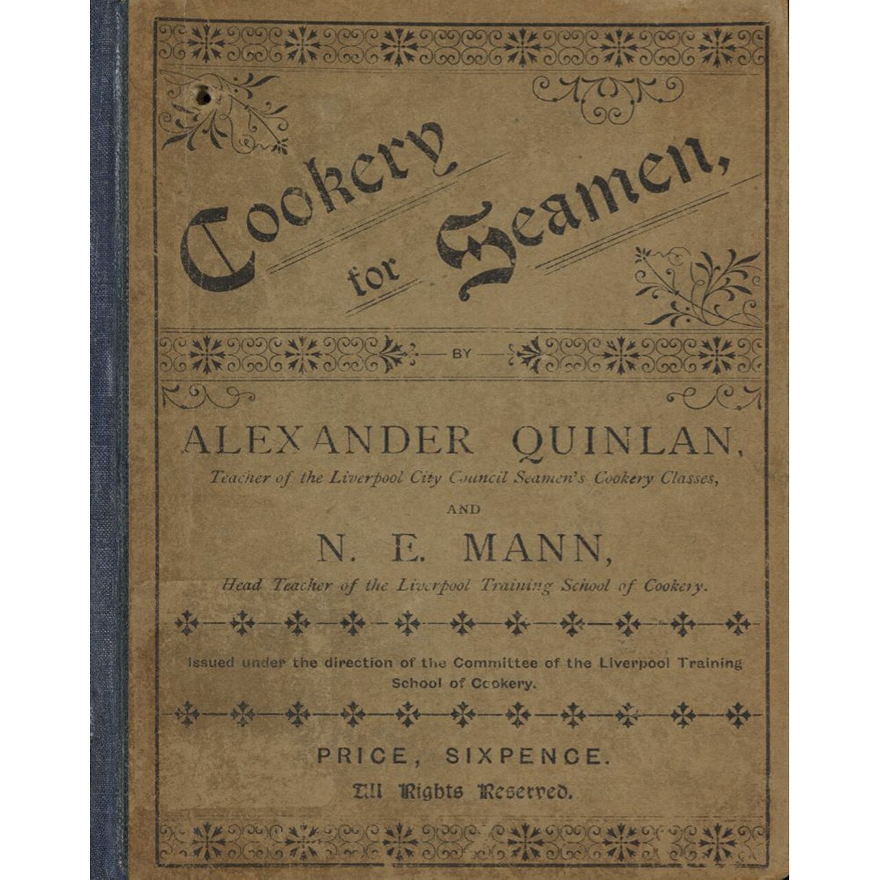 Cookery for Seamen de Alexander Quinlan