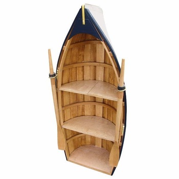 Raft marin Sea Club,model barca, interior lemn natur, 90x39x22cm Raft marin Sea Club,model barca, interior lemn natur, 90x39x22cm