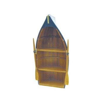 Raft marin Sea Club, model barca, interior lacuit natur, 60x30x18cm Raft marin Sea Club, model barca, interior lacuit natur, 60x30x18cm