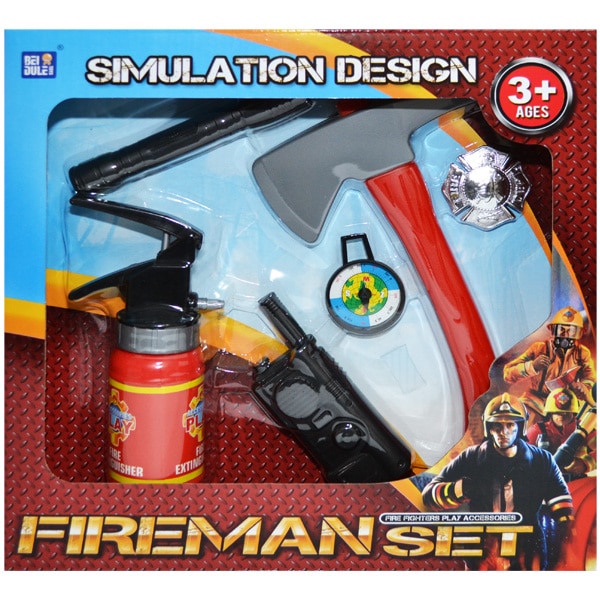 Set unelte si scule pentru pompieri din 6 piese