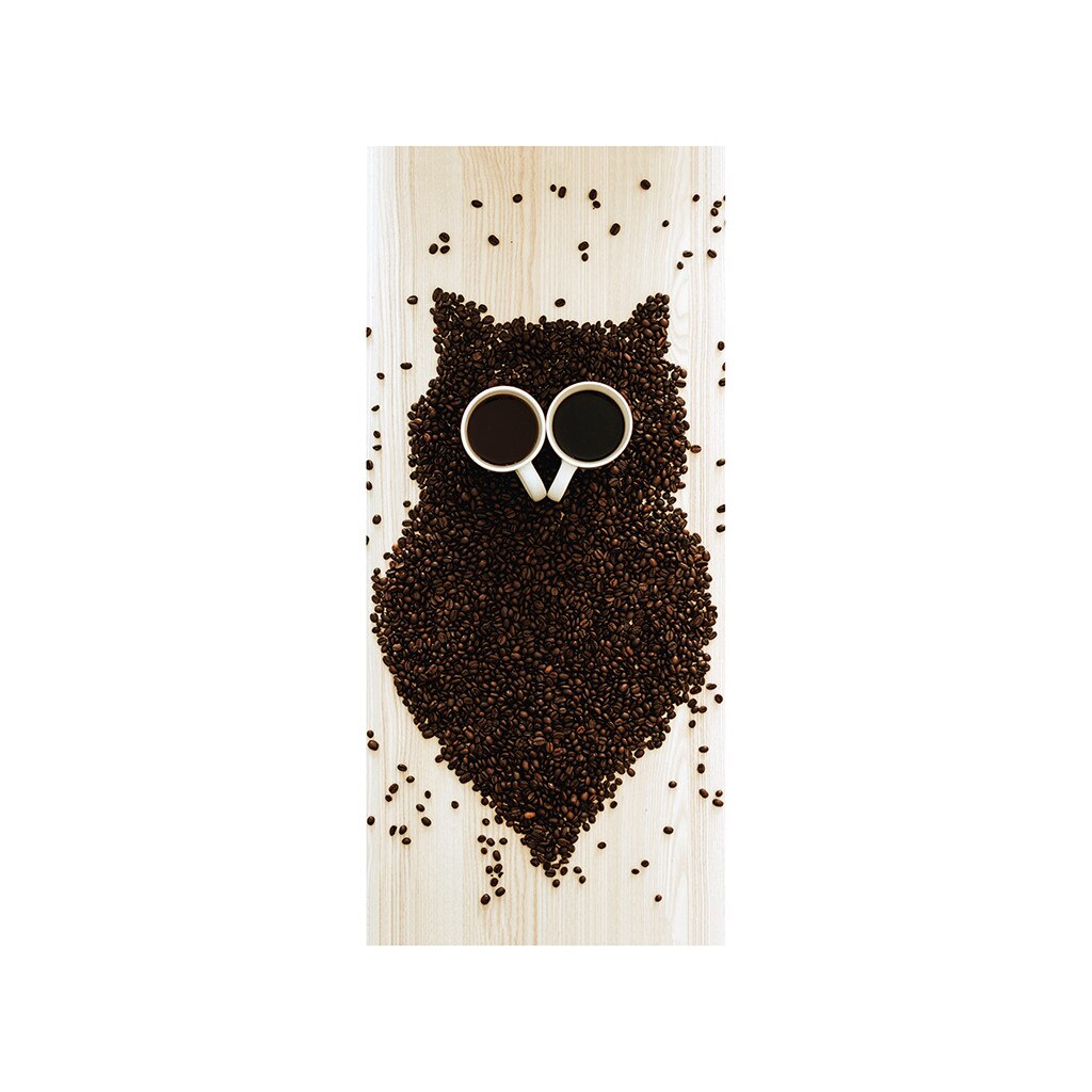 Autocolant usa Bufnita din cafea, Folina, 92x205 cm
