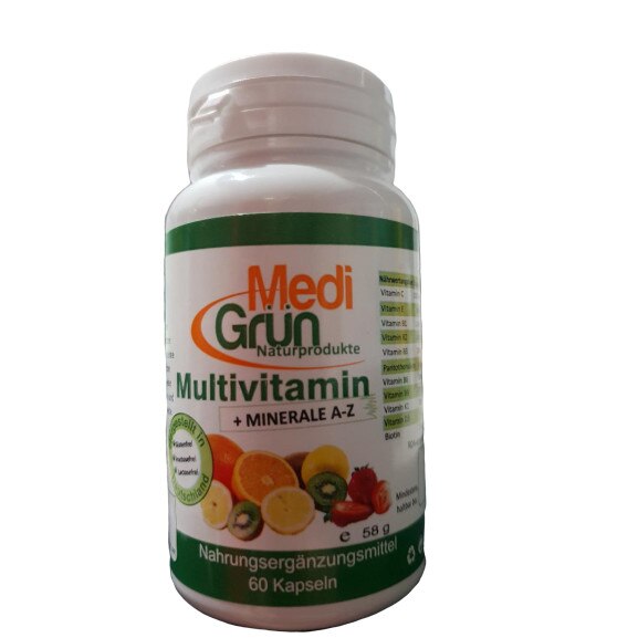 Multivitamine a-z , MediGrün, 60 capsule