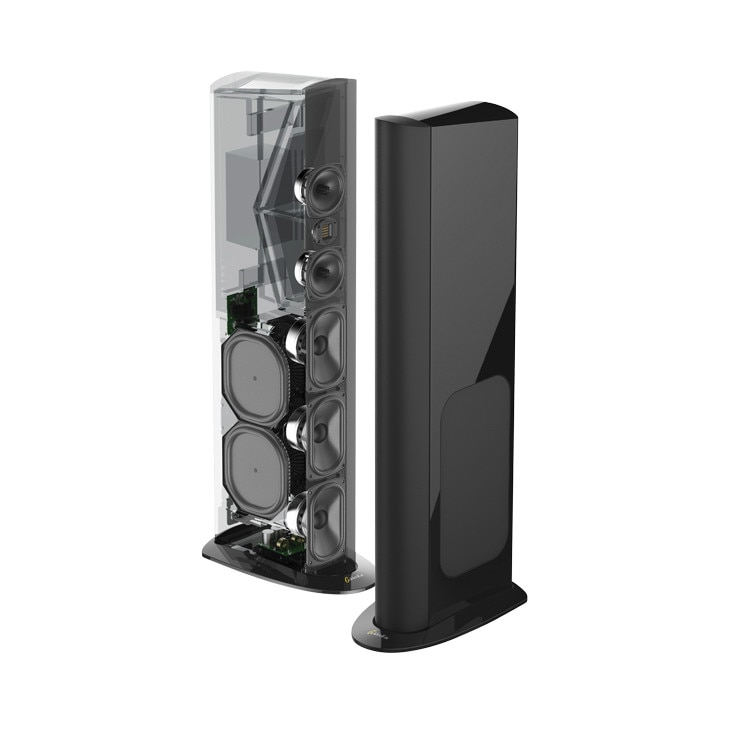 Boxe podea GOLDENEAR TRITON ONE.R cu subwoofer activ incorporat, 13Hz - 35kHz, 92dB