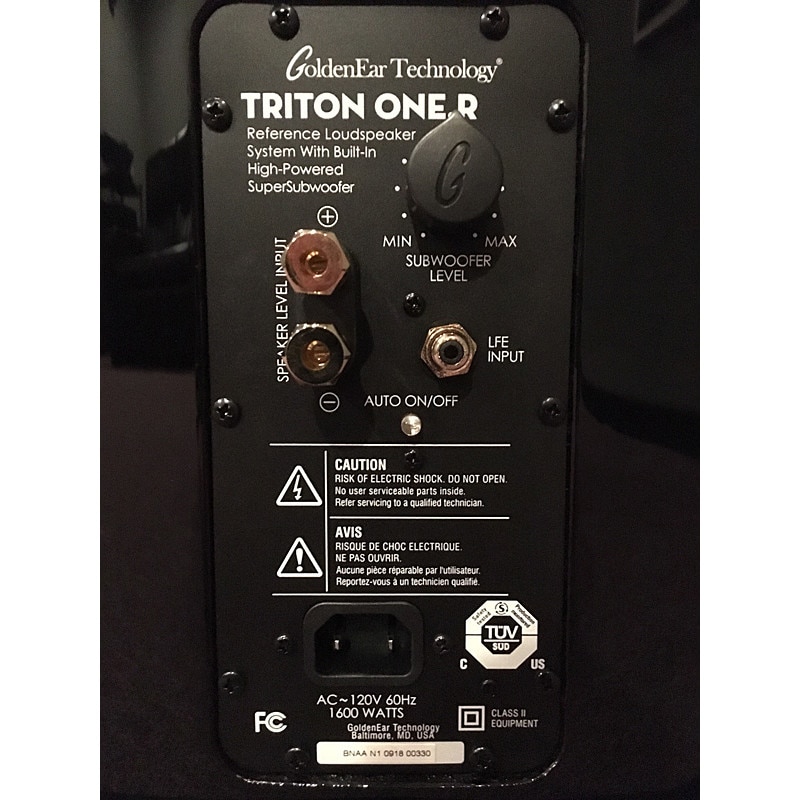 Boxe podea GOLDENEAR TRITON ONE.R cu subwoofer activ incorporat, 13Hz - 35kHz, 92dB