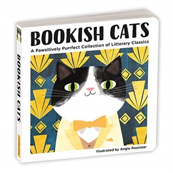 Bookish Cats Board Book de Angie Rozelaar Bookish Cats Board Book de Angie Rozelaar