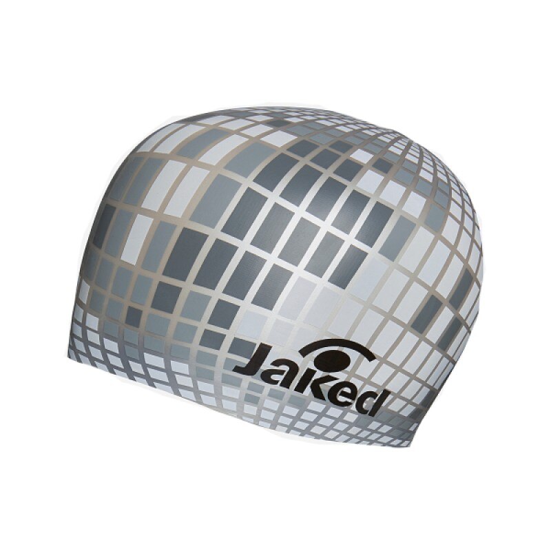 Casca inot Jaked adult MIRROR BALL - argintiu