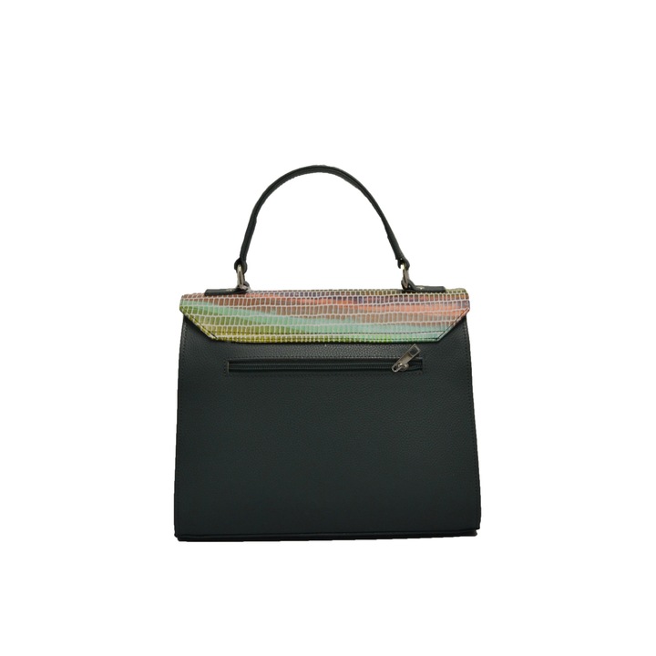 Női táska, Zea, természetes bőr, zöld (18121)