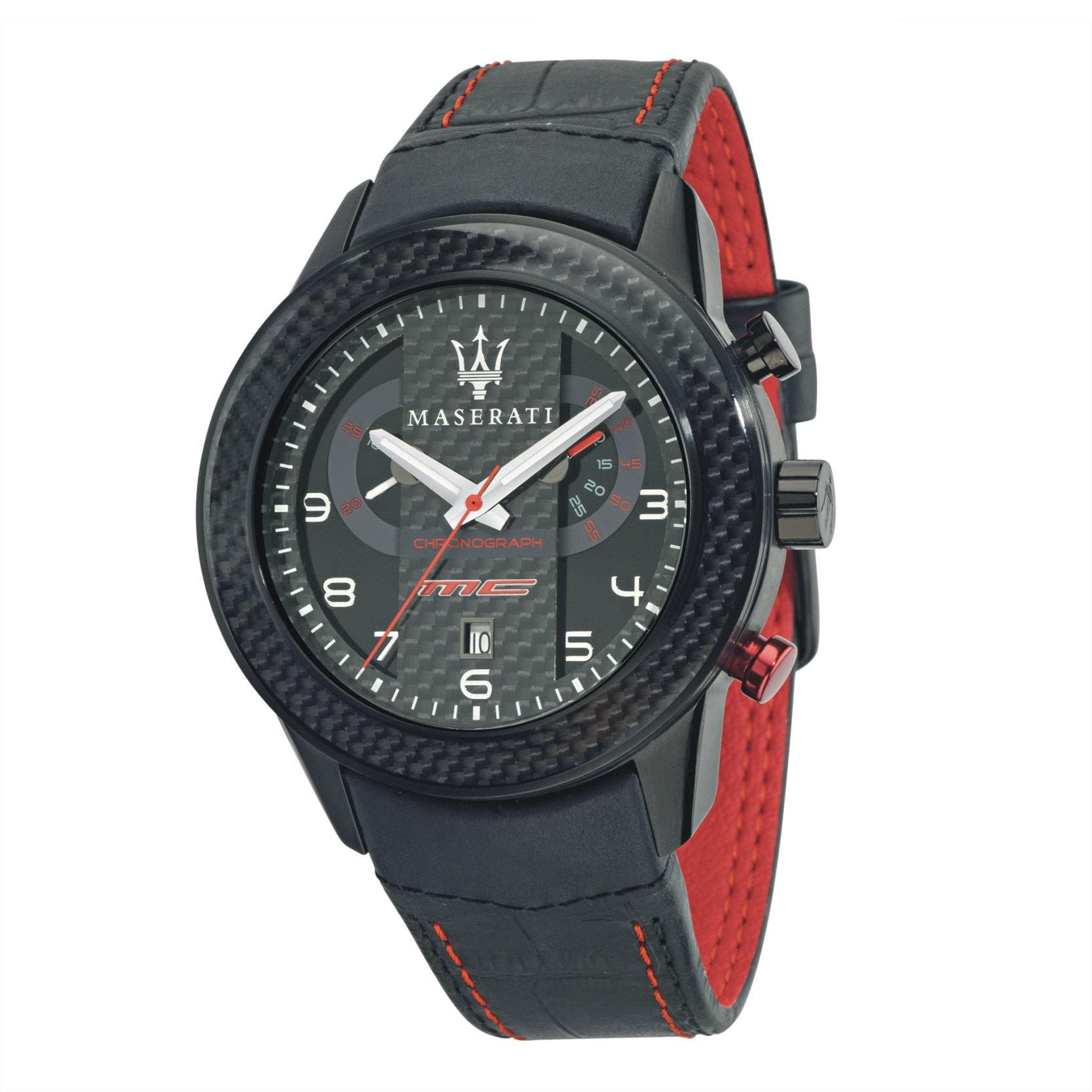 Ceas Maserati R8871610004, Corsa, carcasa neagra, 46mm, Cronograf