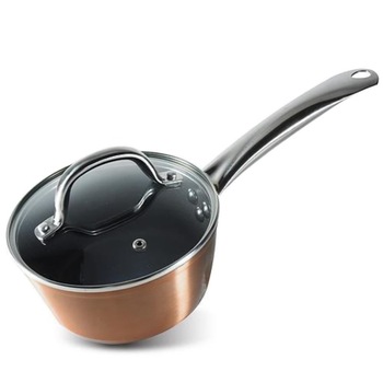 Cratita cu capac Strend Pro Copper Line, diametru 16 cm, 1.2 L, acoperire cupru Cratita cu capac Strend Pro Copper Line, diametru 16 cm, 1.2 L, acoperire cupru