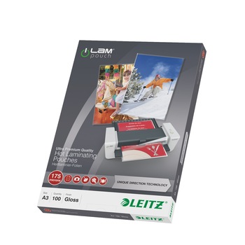 Folie laminare la cald cu UDT, A3, 175 mic, 100 buc/set Folie laminare la cald cu UDT, A3, 175 mic, 100 buc/set