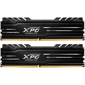Memorie ADATA XPG Gammix D10, 16GB (2x8GB), DDR4, 3200MHz, CL16 Memorie ADATA XPG Gammix D10, 16GB (2x8GB), DDR4, 3200MHz, CL16