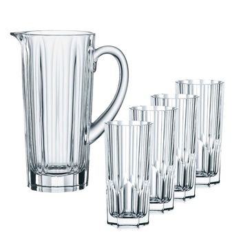 Set 5 piese Nachtmann Aspen, carafa 1190 ml + 4 pahare 309 ml Set 5 piese Nachtmann Aspen, carafa 1190 ml + 4 pahare 309 ml