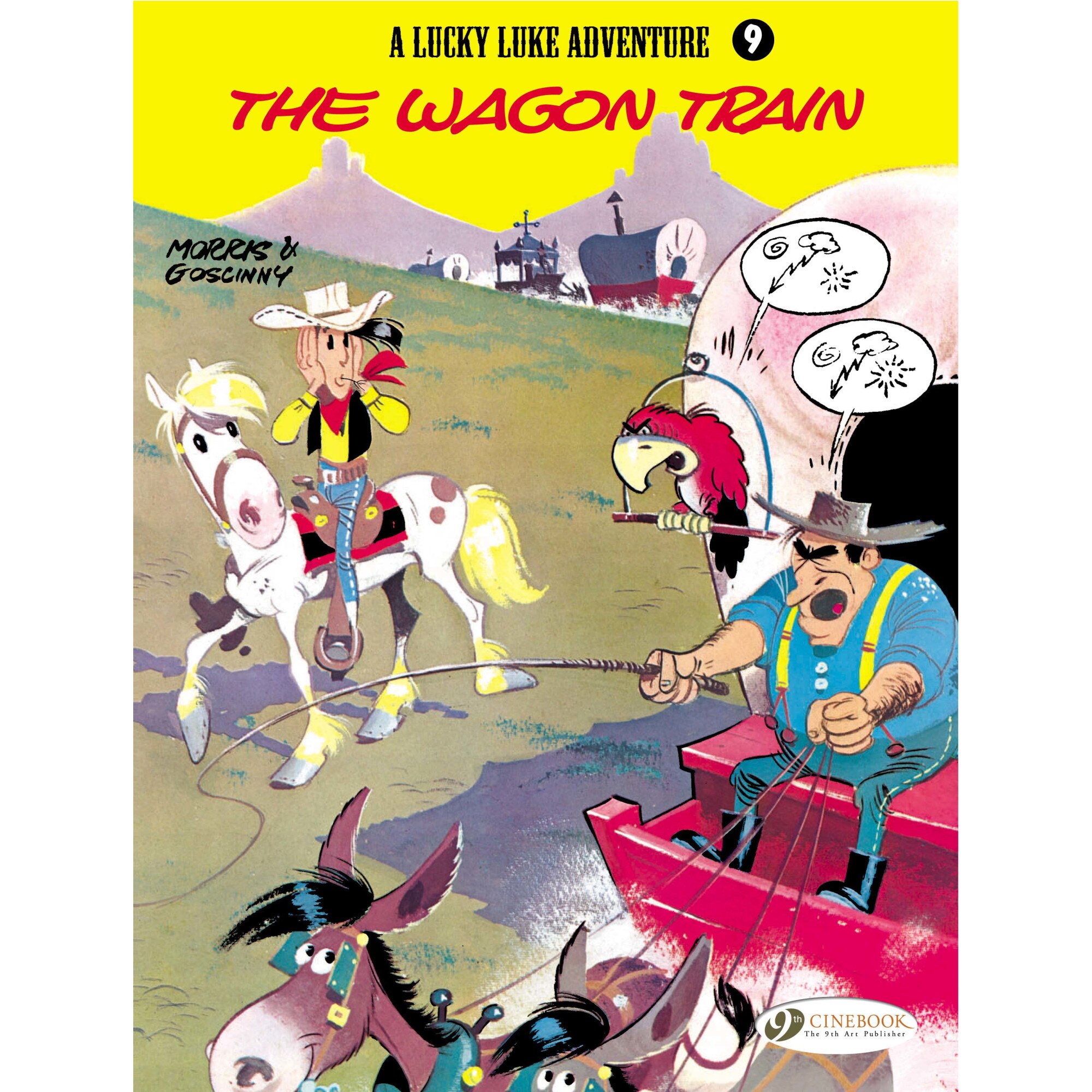 Lucky Luke Vol.9: The Wagon Train de Rene Goscinny