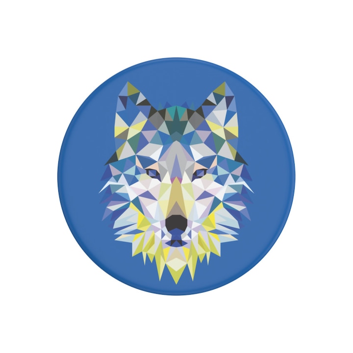 PopGrip® Geo Wolf Original ujjtámasz, telefonra szerelhető támaszték