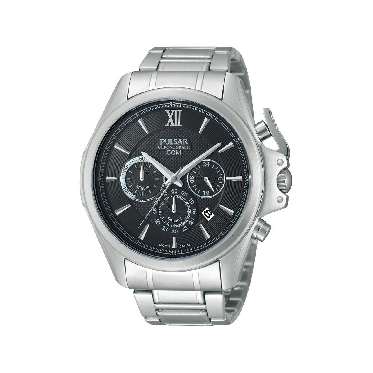 Ceas barbatesc Pulsar PT3437X1 Cronograf 44 mm 5 ATM