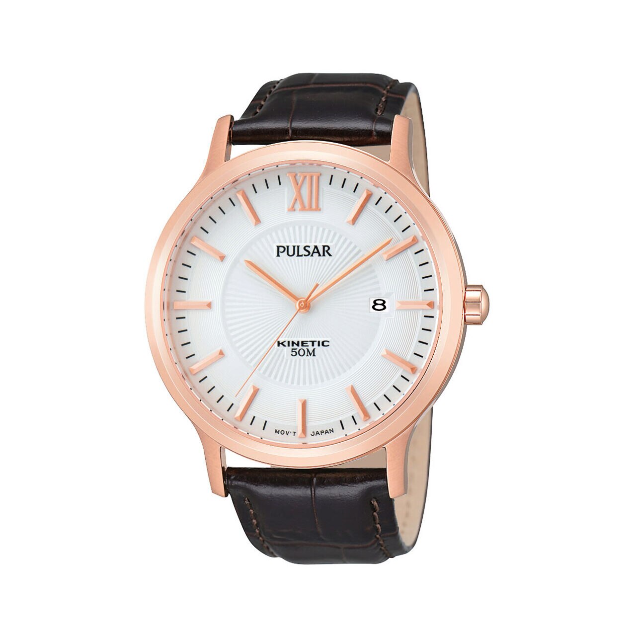 Ceas barbatesc Pulsar PAR184X1 Kinetic 5 ATM, Auriu
