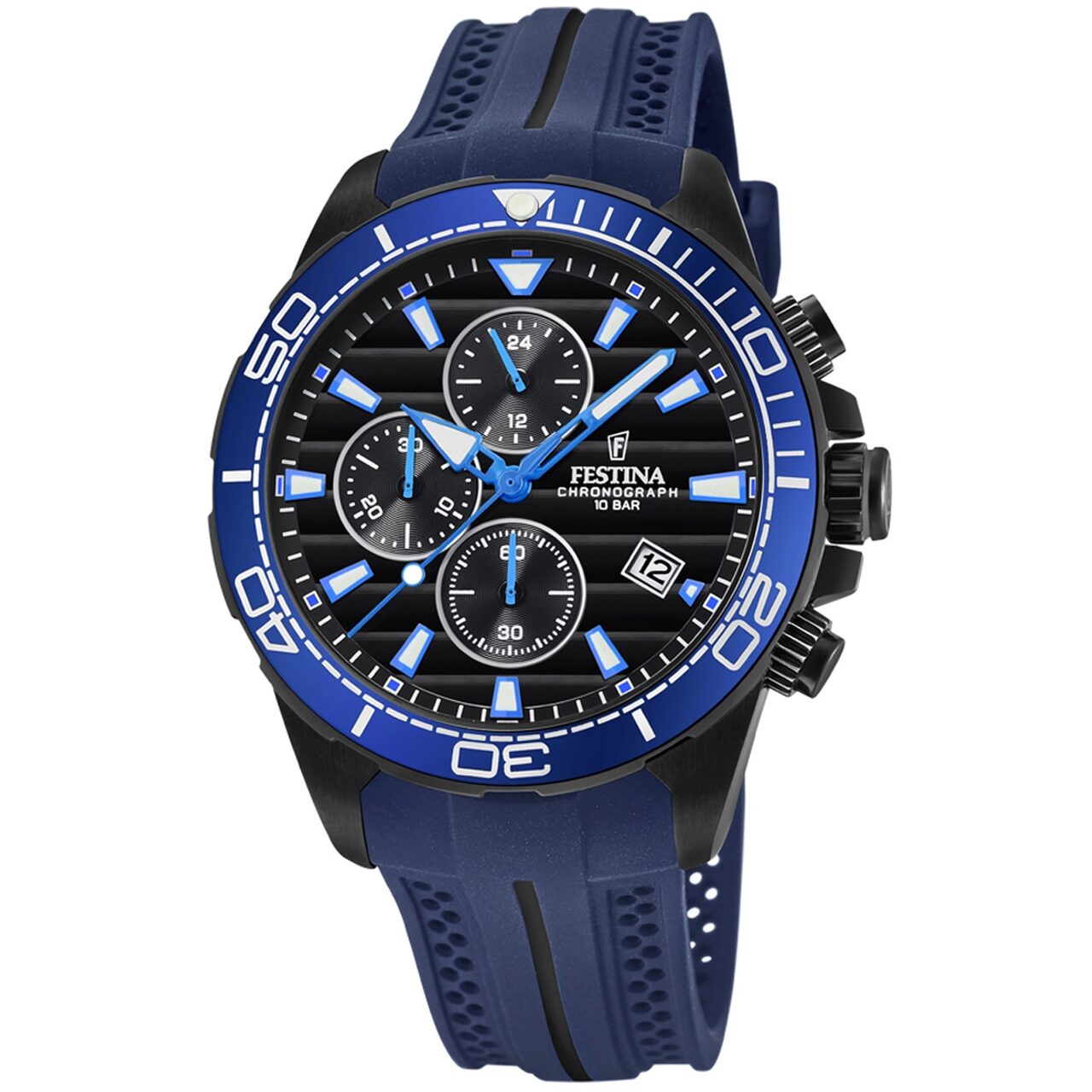 Ceas barbatesc Festina F20369/2 Prestige Cronograf 44mm, 10ATM, Negru