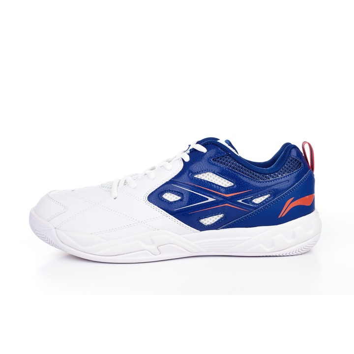 Pantofi sport barbati, Li-Ning, Piele ecologica, Alb/Albastru, Alb
