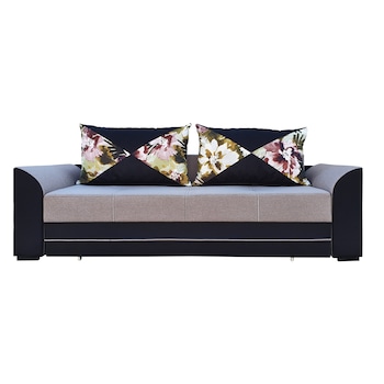 Canapea extensibila Delia2,230x140,Gri si Negru Canapea extensibila Delia2,230x140,Gri si Negru