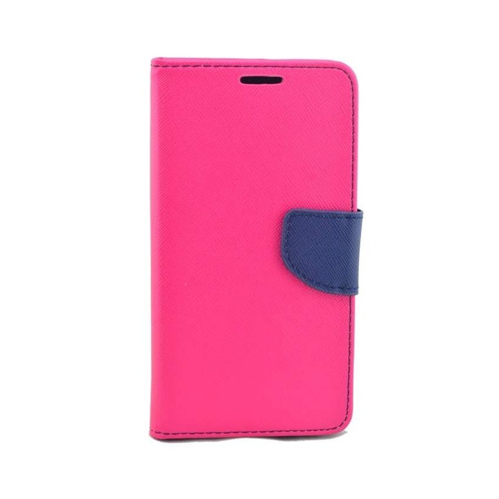 Капак за Sony Ericsson Xperia M5, еко кожа, ефектен, розов
