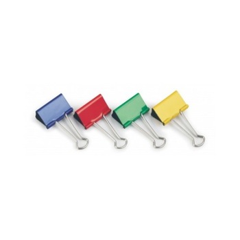 Clipsuri metalice RAP color 19 mm - set 10 buc Clipsuri metalice RAP color 19 mm - set 10 buc