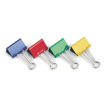 Clipsuri metalice RAP color 41 mm - set 10 buc Clipsuri metalice RAP color 41 mm - set 10 buc