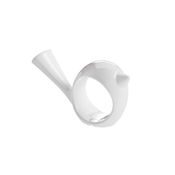 Inel servet de masa Pip Alb