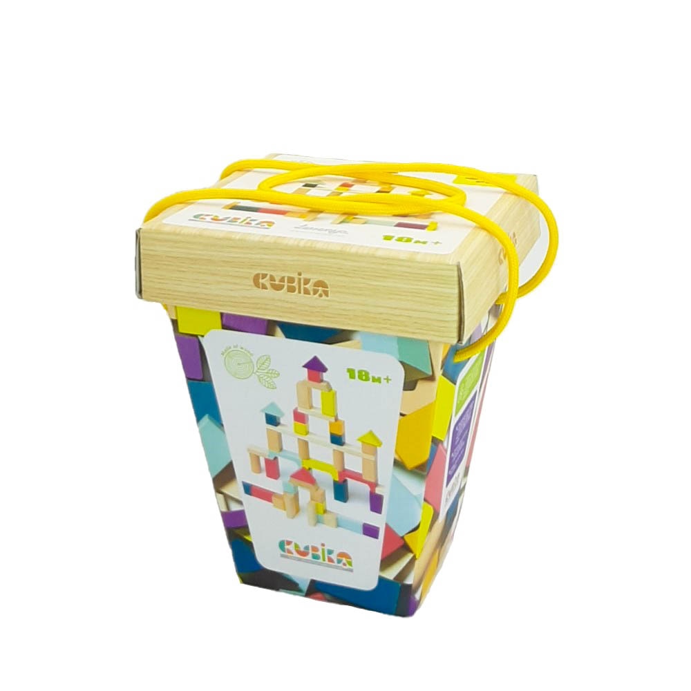 Joc din lemn, Set de constructii Cubika 2