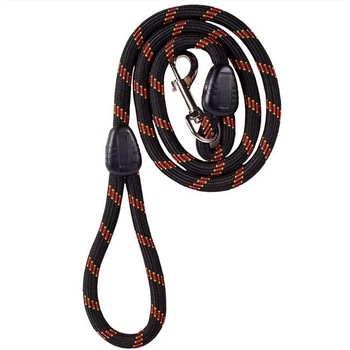 Lesa pentru caini Felis, Poliester, 115 x 1.3 cm, Rosu/Negru Lesa pentru caini Felis, Poliester, 115 x 1.3 cm, Rosu/Negru