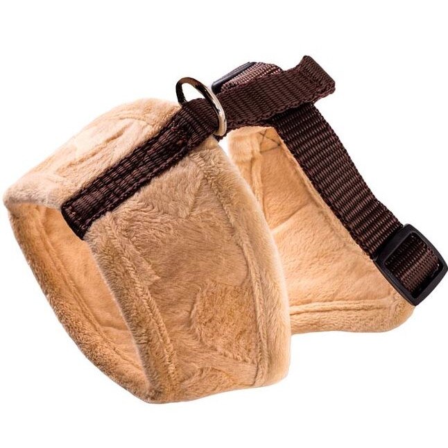 Ham pentru caini Felis, Reglabil, Dimensiune S, 13x15x1.5cm, Bej