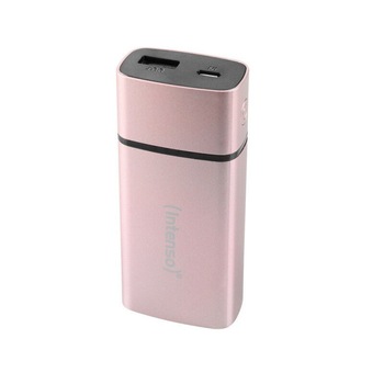 Acumulator extern universal Intenso Metal Finish PM5200, Roz, 5200mAh Acumulator extern universal Intenso Metal Finish PM5200, Roz, 5200mAh
